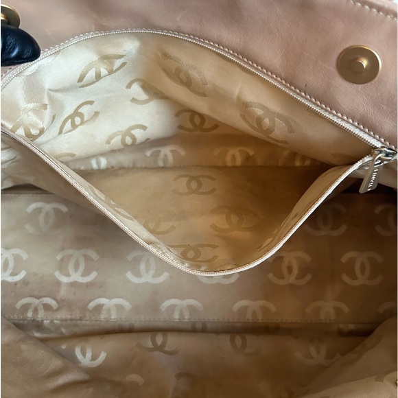 Chanel Tan Quilted Tote Bag - Picture 7 of 13